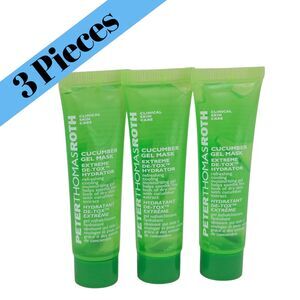 3X Peter Thomas Roth Cucumber Gel Mask Lot of 3 x 14ml 0.47oz New Sealed Cooling